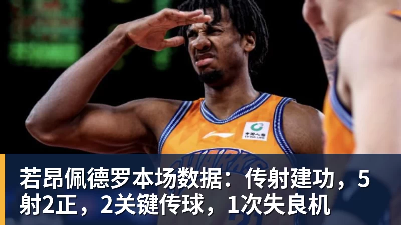 华体会体育若昂佩德罗本场数据：传射建功，5射2正，2关键传球，1次失良机